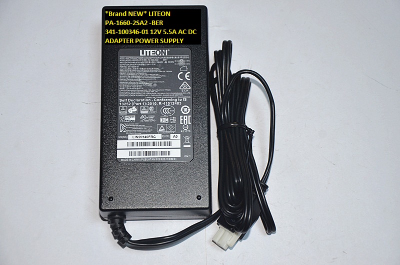 *Brand NEW* LITEON PA-1660-2SA2 -BER 341-100346-01 12V 5.5A AC DC ADAPTER POWER SUPPLY